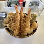 Tempura Ya Ebizou - 海老天丼 740円