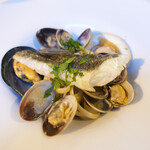 エビスエスクラッシコ - コチが載ったペスカトーレ