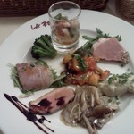ラ・ベットラ・ダ・オチアイ - オードブル盛り合わせ
