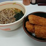 秩父そば - ミニわらじカツ丼セット