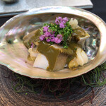 日本料理 TOBIUME - 贅沢な黒鮑と鮑の肝素麺！