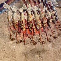 柳家 - スタンバってくれてた鮎さん達