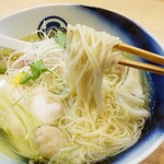 飯田商店 - わんたん入り塩らぁ麺 1150円
