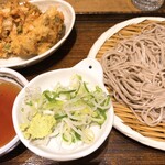 Shibusoba - もりそば、季節のかき揚げ