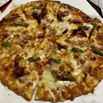 ピザーラ - 料理写真:モッツァレラとアスパラベーコンのピザ　Ｍサイズ