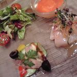 ルナール ブルー - 前菜は、ディナーの人気メニューから4種セレクトされる