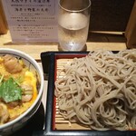 蕎麦酒処 空庵 - せいろ 670円、大盛り セット200円(通常300円) 、本日の小丼セット 350円(単品500円)