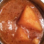 ダバ インディア - 辛口　ひよこ豆とポテトのカレー