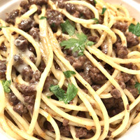 La Brianza - ミートソースのパスタ。