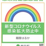 Haruka - 手洗い・消毒・マスク着用・客席のパーティションで感染拡大防止に努めています！