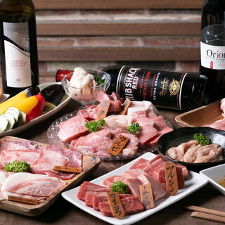 ボリューム満点＆ワンランク上のお肉をお手頃に味わえるコース