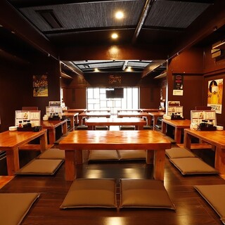 大小様々なタイプのお席をご用意