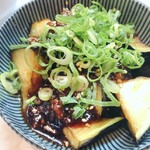 大衆酒場 大番屋 - 茄子の肉味噌がけ　180円