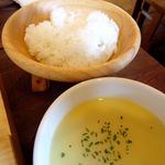 アミーゴモリサキ 宇多津店 - Ｂセットのスープとご飯