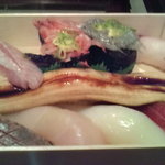 沼津魚がし鮨 - 地魚握り(¥1500)