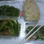 台湾家庭料理 福味香 - 余った料理は折に入れて相方の豪華弁当に