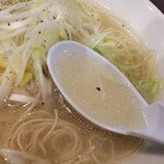 麺屋 蓮々 - このスープが美味しいですよ。