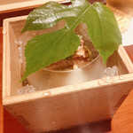 銀座 しのはら - 「梶の葉」をあしらった冷製のスターター