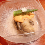 銀座 しのはら - 冬瓜 雲丹 鮑 おくら