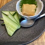 熊本の肴　山うに豆富