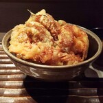 寿司の磯松 - 海老と穴子の天丼