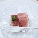 ペレグリーノ - 【メニューにない素敵な逸品】北海道の噴火湾で定置網で獲れた生の鮪