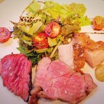 カステリーナ - 肉三昧コースのメイン