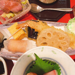 向島 味さい - 天ぷら盛り合わせ
