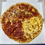 ドミノ ピザ - クワトロ・ニューヨーカーのトッピング2倍盛