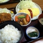 辰金 - オムチキ定食　850円
