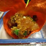 京懐石 吉泉 - 先付　（帆立の有馬煮）