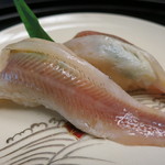 京懐石 吉泉 - 鮎寿司のアップ