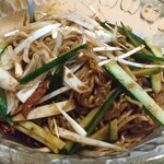 台湾料理 百味鮮 - 混ぜたあとの、ジャージャン麺☆