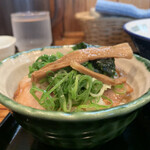 中華蕎麦 春馬 - ご飯半分でーす