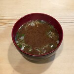 味処 叶 - 豆腐の味噌汁