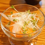 米蔵ココロ - スモークサーモンのカルパッチョ