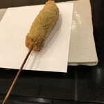 Kushiage Dokoro Gaku - 白身魚の大葉巻
