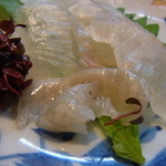 割烹くずし 徳多和良 - 12.6.13　ひらめ刺身