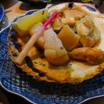 割烹くずし 徳多和良 - 12.6.13　帆立殻焼