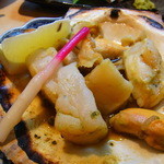 割烹くずし 徳多和良 - 12.6.13　帆立殻焼　UP