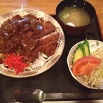 茶茶丸 - 料理写真:これがハヤシカツ丼¥850だー！！！