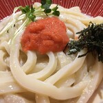 うどん×酒場 第六感 - ごま豆乳明太子うどん