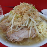 ラーメン二郎 - にんにくマシ＋あぶら＋カラメ