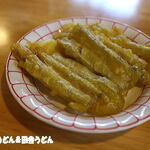 手打うどん 松屋 - ごぼう天