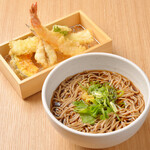 天ぷら５種のそば