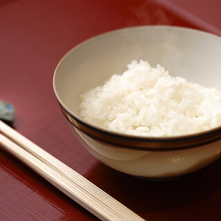 Rice cooked in a stove