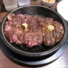 いきなりステーキ - ワイルドステーキ&ハンバーグコンボ（合計450g）