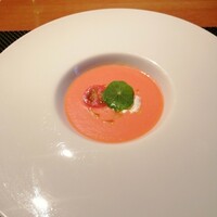 インカメラ コン テラッツァ - 西瓜のガスパッチョ