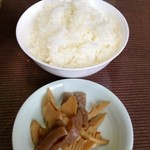 中華料理　幸莱 - 半ライス＆竹の子煮