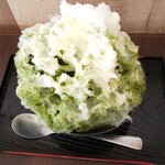 白酒屋 茂三郎 - 抹茶ミルクかき氷